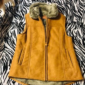 Suede vest